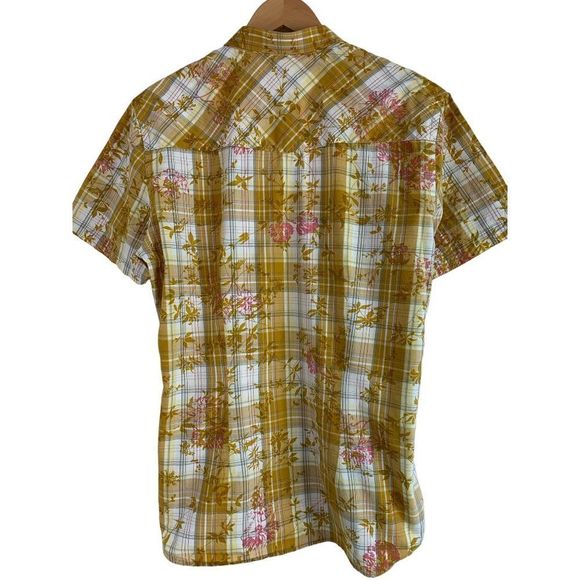 Men’s Ted Baker Rare SAMPLE short sleeve Shirt plaid size 4 Large 6236 - Picture 11 of 11